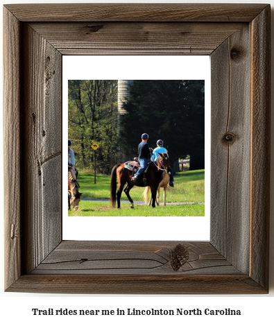 trail rides near me in Lincolnton, North Carolina